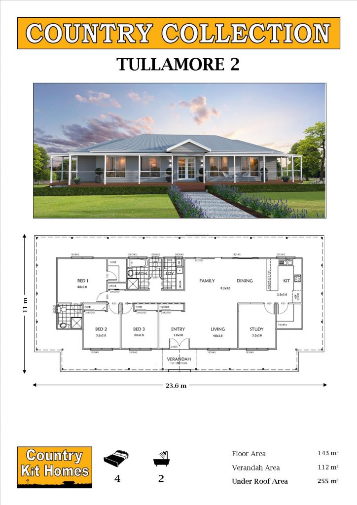 Tullamore 2 Country Kit Homes Australia